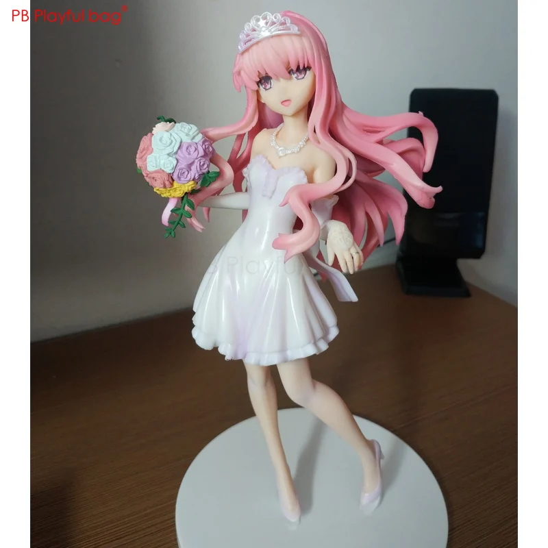 1/7 Zero no Tsukaima Louise фигура розовое свадебное платье девушка подвижная фигурка-модель аниме коллекции фанатов ПВХ рождественские подарки HD32