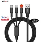Зарядный кабель USB Type-C, Micro USB, для ipad pro, iphone 12 Pro Max, Xiaom, Redmi Note 8, Samsung S9 Plus
