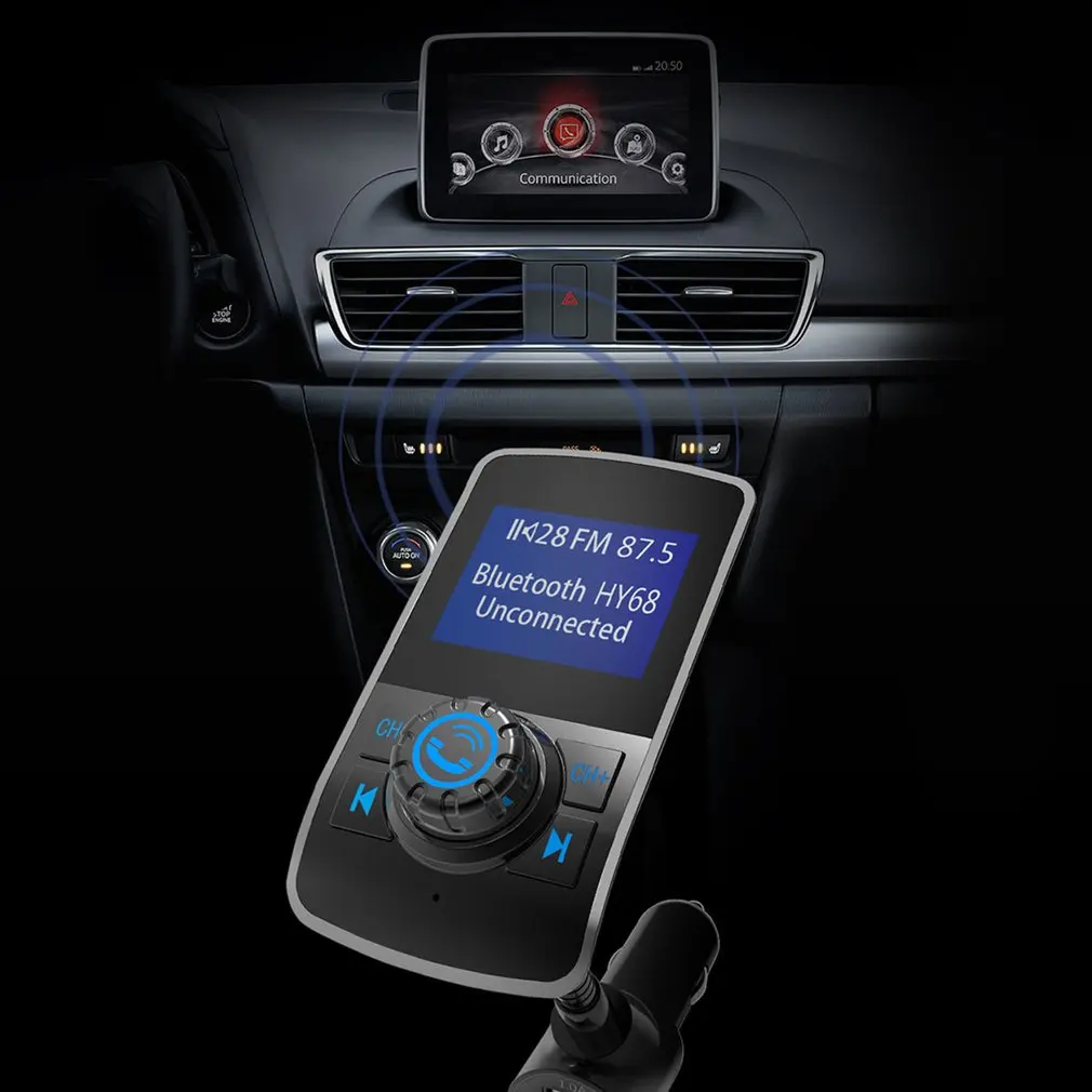 Автомобильный mp3 цветной большой экран 1 44 дюйма u диск музыкальный плеер Bluetooth