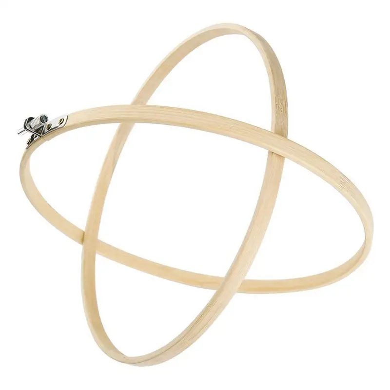 4 шт. Круглый обруч с вышивкой бамбуковый круг кольцо крестиком для