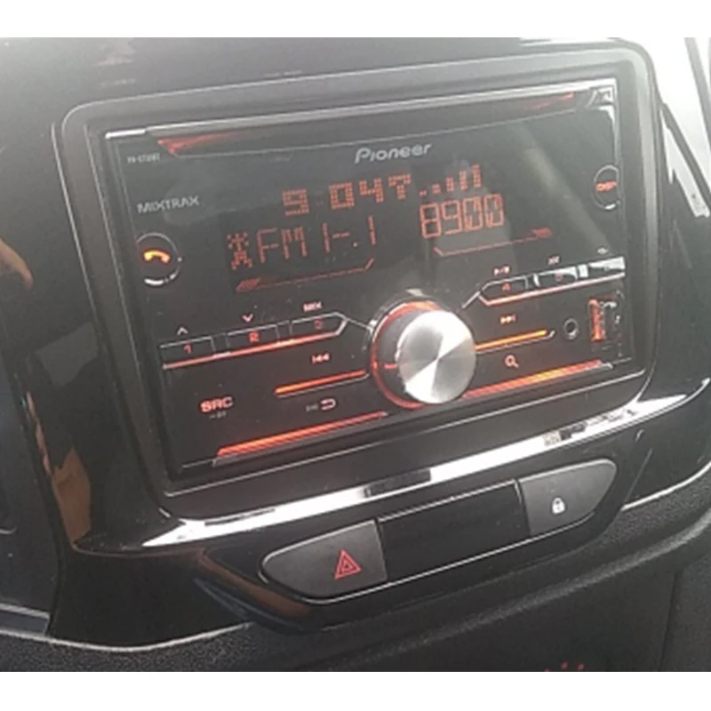 2 Din радио фасции для Renault Duster 2010+ Logan Sandero Dacia Dokker DVD CD Dash отделка Установка монтажный комплект