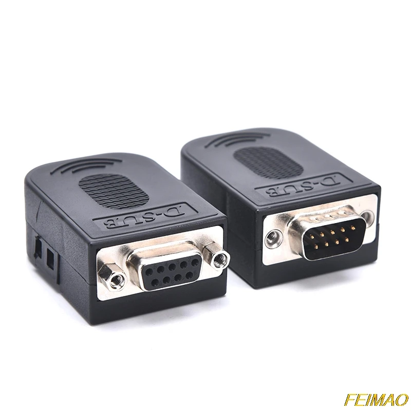 

DB9 Connector RS232 Male Female 9 Pin RS485 Breakout Terminals COM Connectors