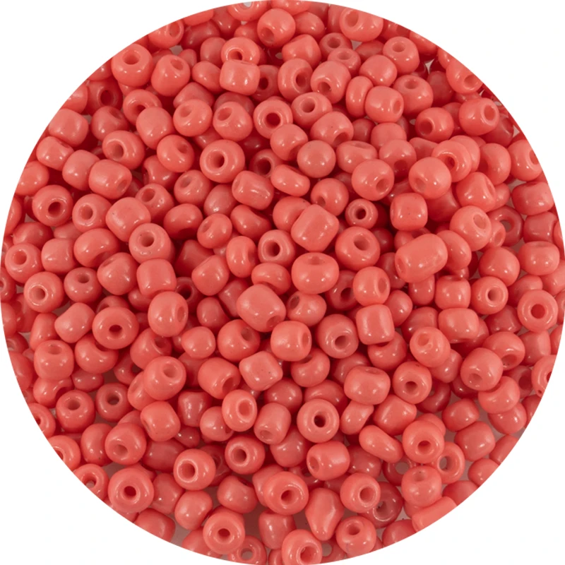 Оптовая продажа оранжевых 200 шт чешских бусин с круглыми отверстиями