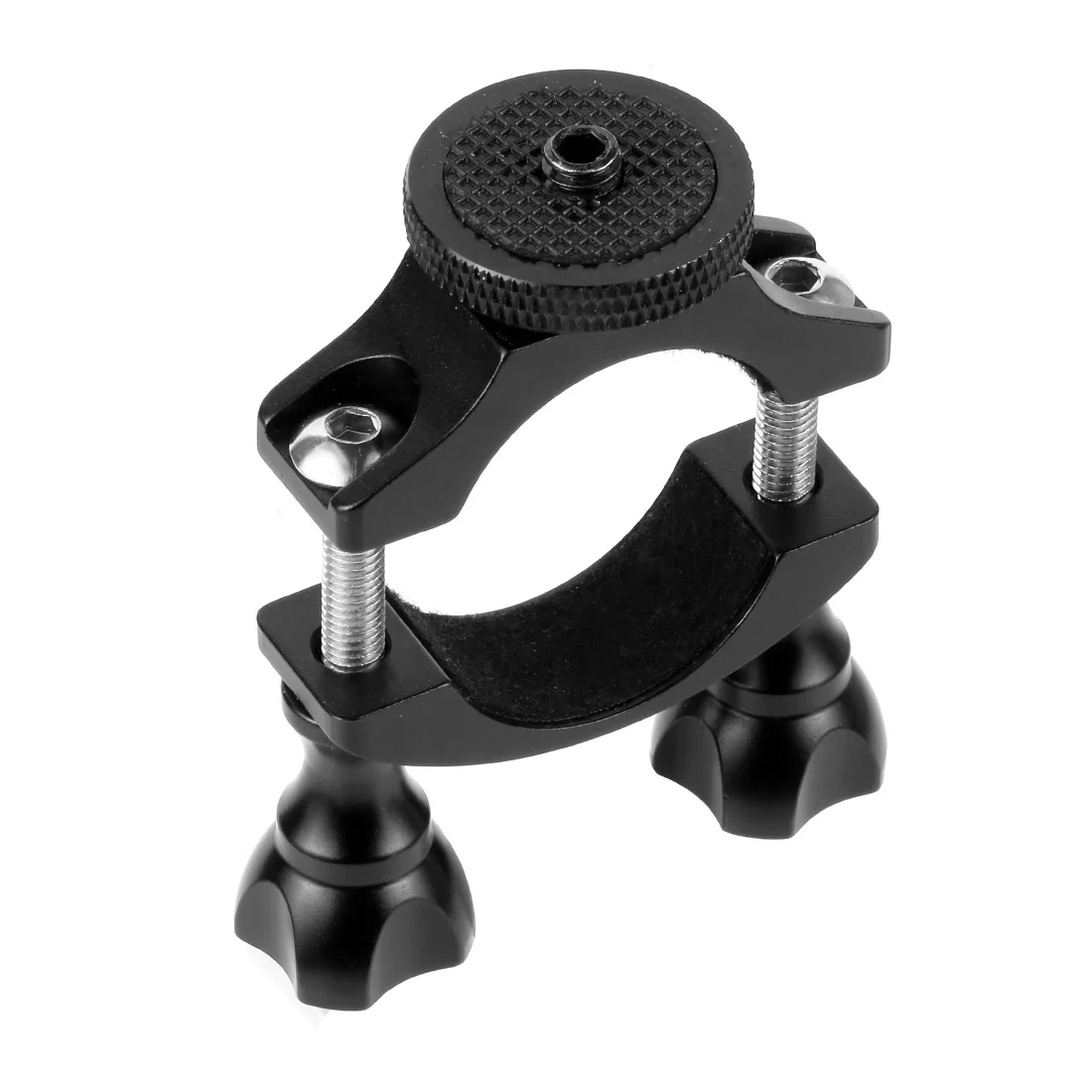 Only Handlebar Clip CNC велосипедная ручка для велосипеда зажим Крепление зажим держатель камеры 1/" Штатив Адаптер для GoPro Hero 7 Xiaomi Yi 4K для DJI Osmo Action - Colour: Only Handlebar Clip