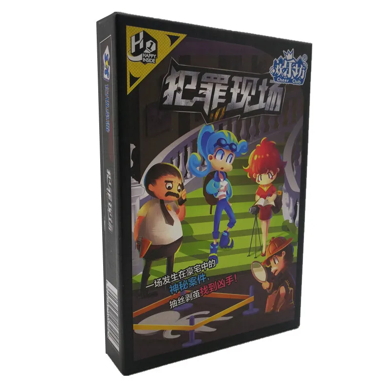 On the crime scene of desk games people's logical reasoning desktop gathering leisure brainstorming chess and cards | Игрушки и