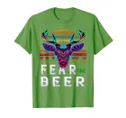 Ретро футболка для фанатов баскетбола, страшный олень, подарок для Милуоки