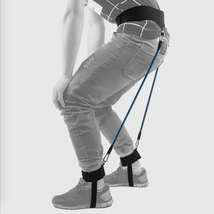 

Basketball training equipment men's pull rope leg bounce training rope elastic rope puller fitness equipment home