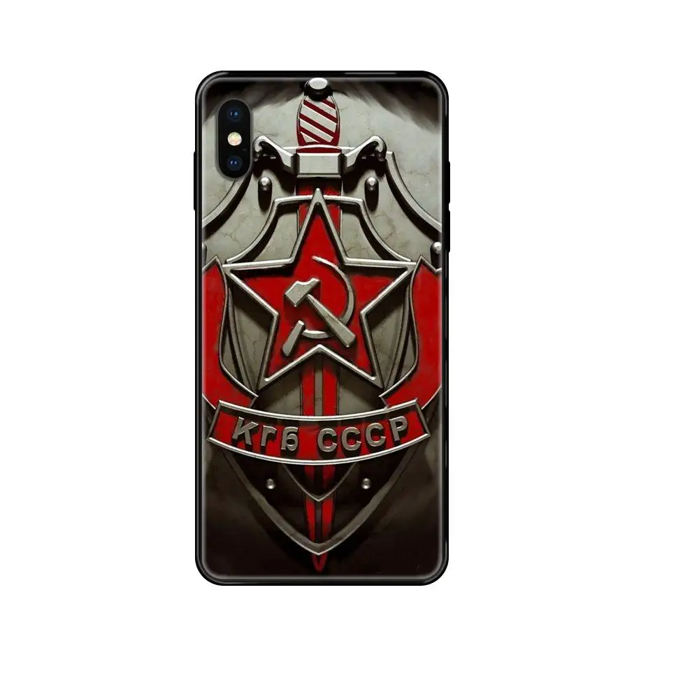 Для iPhone 11 12 Pro Max Plus X XS XR 8 7 6S SE 5 5C 5S 2020 Les best Ussr Kgb Роскошное Качество | Мобильные