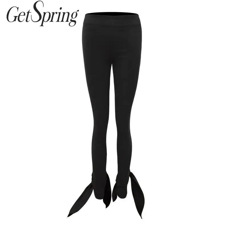 Женские облегающие брюки GetSpring карандаш с высокой талией Универсальные Длинные