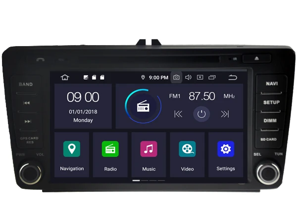 PX5 4g + 64g Android 9 0 автомобильный dvd-плеер для SKODA Octavia мультимедийный поддержка DVR wifi DAB