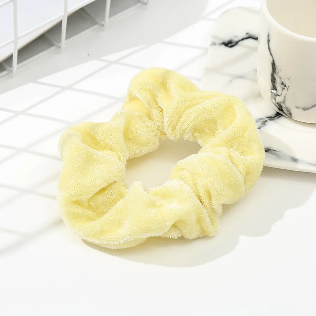 

65 Pcs Velvet Scrunchie Women Girls Elastic Hair Bands for Women or Girls Hair Tie Hair Ring Rope Ponytail Holder Accessories 40