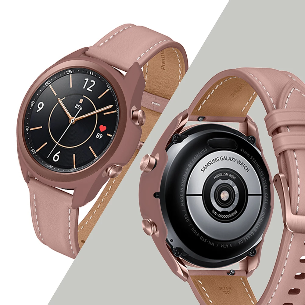 Матовый Жесткий защитный бампер рамка чехол для Samsung Galaxy Smart Watch 3 41 мм 45 защитные