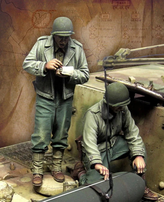 

1/35 современный человек включает в себя 2 фотоэлемента миниатюрный gk разборка Неокрашенный