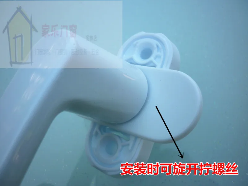 Поворотная ручка для внутренней двери и окна пластиковая стальная оконная