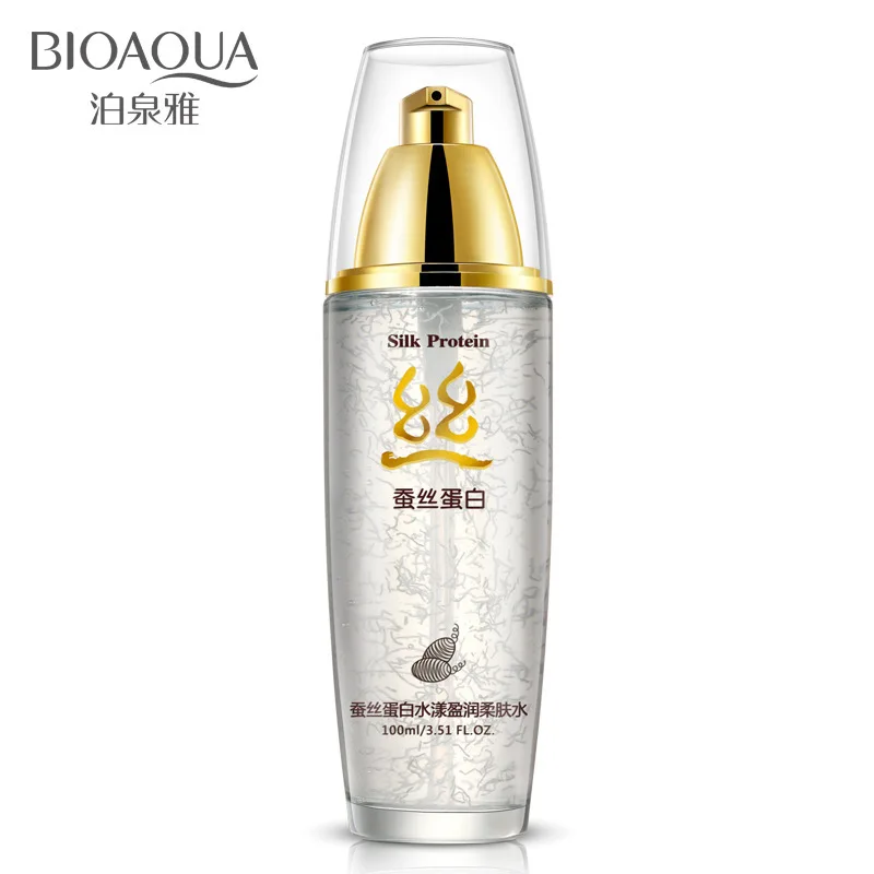 

Bioaqua silk protein softener moisturizes, controls oil, moisturizes, shrinks pores and soothes skin care products
