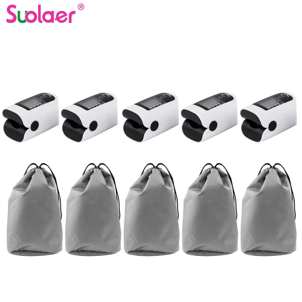 5 шт. портативный пальцевой Пульсоксиметр насыщение крови кислородом SPO2