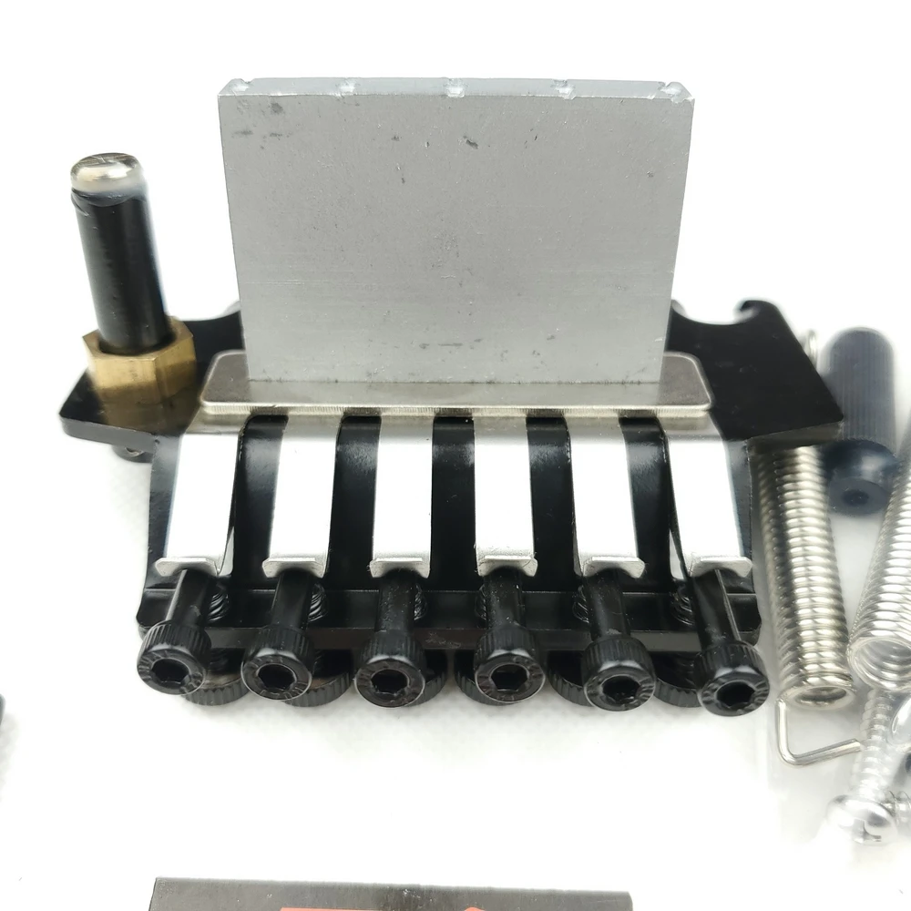 wilkinson wodl1 lizenzierte 6 string e gitarre doppel verriegelung tremolo system brücke 42mm r2 mutter schwarz free global shipping