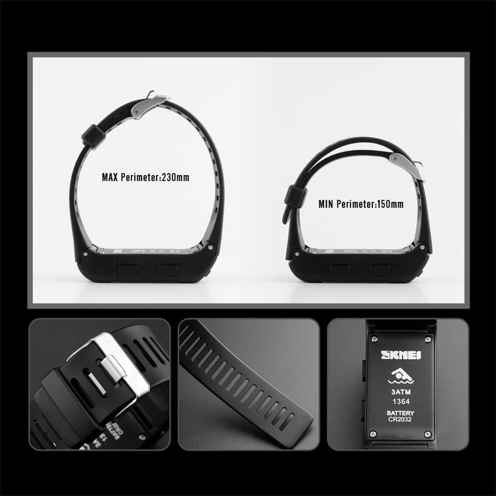 

SKMEI LED Digital Women Watch Waterproof Ladies Electronic Wristwatch Female Sport Watches Dual Time Clock Relogio Feminino 1364