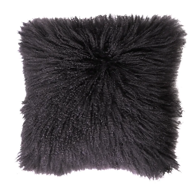 

Супер мягкая плюшевая наволочка на сиденье стула наволочка из натурального монгольского меха ягненка наволочка