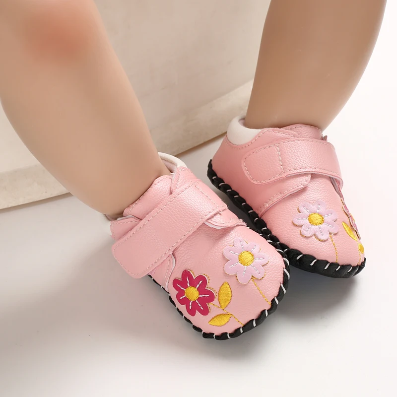 

Kids Baby Girls Toddler Infant Cartoon Anti-slip Shoes Soft Sole Squeaky Sneakers 0-18M