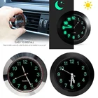 Автомобильные часы, светящиеся электронные часы с логотипом, украшение автомобиля, кварцевые часы, украшение автомобиля, часы для украшения интерьера автомобиля