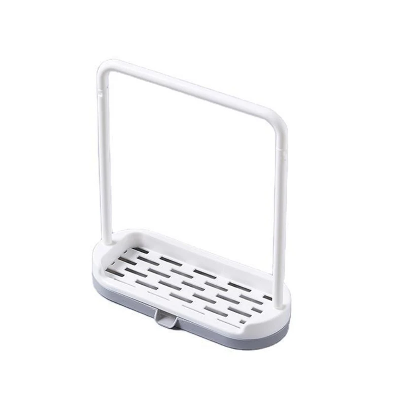 

Dishcloth Shelf Sink Sponge Soap Holder Kitchen Bathroom Rag Drain Storage Rack 449C