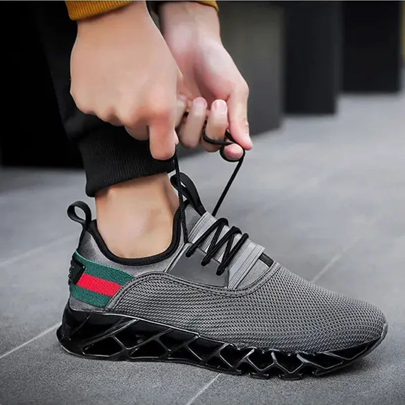

2021 Trendy Man Mesh Running Shoe Comfortable Breathable Men's Sneakers Casual Outdoor Jogging Sports Shoes Male Chaussure Homme