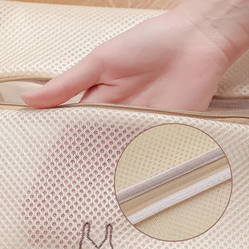 

Lingerie Washing Mesh Bag Clothing Underwear Organizer Cleaning Bag Bra Wash Net Bag Zipper Laundry Bag For Washing Machine
