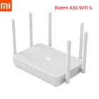 Xiaomi Redmi Router AX6 WiFi 6 6-ядерный 512M сетчатый домашний IoT 6 усилитель сигнала 2,4G 5 ГГц оба 2 двухдиапазонных OFDMA умный дом