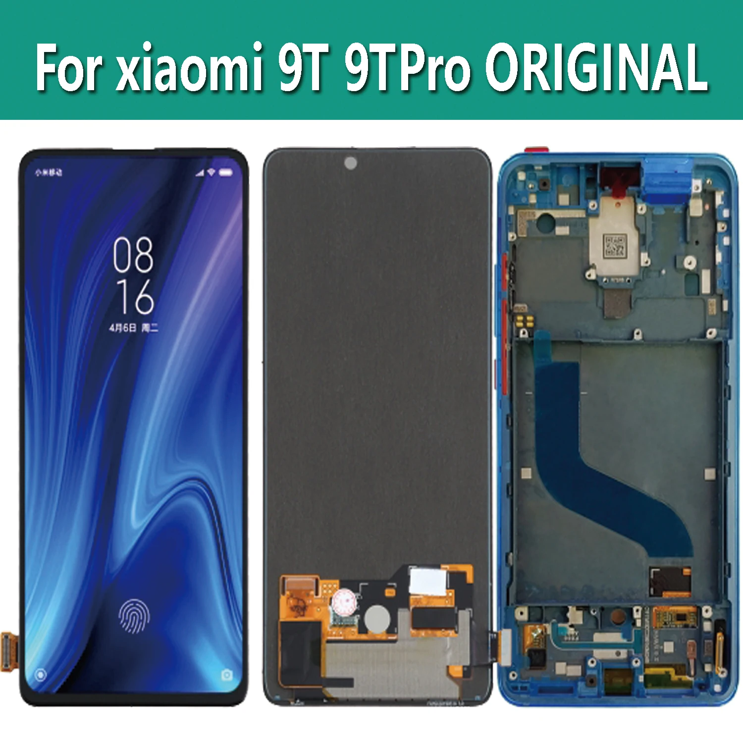 ЖК-дисплей с рамкой 6 39 дюйма для Xiaomi Mi 9T Pro дисплей сенсорным экраном и