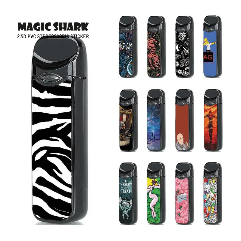 Волшебная Акула Зебра Обезьяна Король тигр мечта стерео чехол наклейка для Smok Nord
