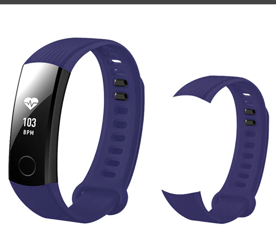 BOORUI для huawei honor band 3 ремешок Цветной силиконовый ремешок для honor band 3 Смарт часы браслет аксессуары
