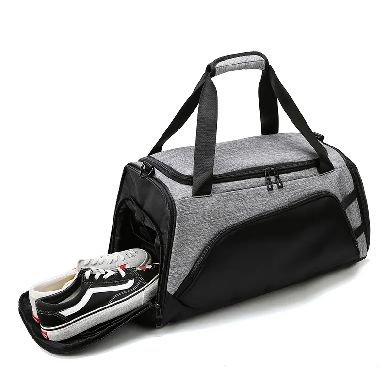 

Men Oxford Travel Duffel Bag Women Carry on Luggage Bag Tote Large Capacity Weekender Independent Shoe Pocket Gym Bag XA501F