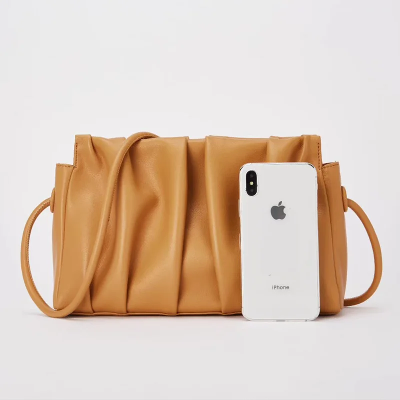 Миниатюрная Женская сумочка из натуральной кожи маленькая квадратная модная