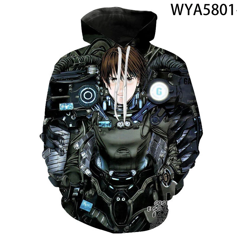 

2021 New Casual 3D Printed Gantz Men Women Children Streetwear Hoodies Fashion Pullover Boy Girl Kids Sweatshirts Jacket