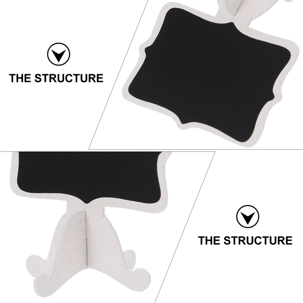 

20pcs Wedding Desktop Message Board Small Single-sided Blackboard Decoration