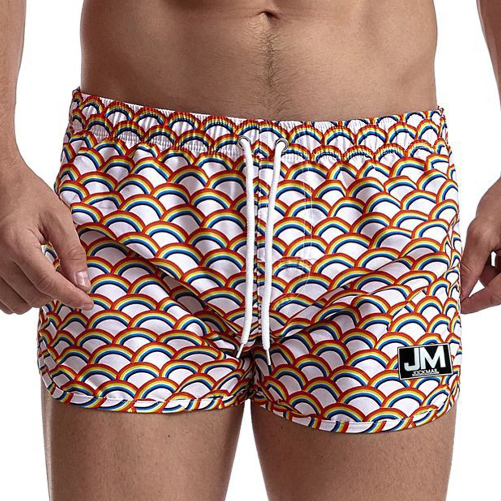 

JOCKMAIL men's shorts cotton fish pattern zwembroek heren multicolor basketball shorts wholesale costume uomo sunga masculina