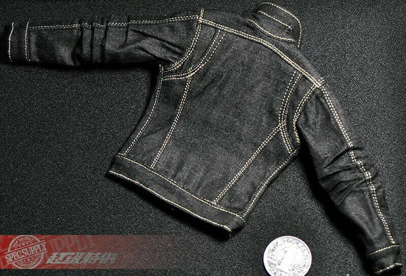 

In Stock 1/6 Scale Male Soldier Trendy Clothes Denim Jacket Coat Fit For 12inches Figure Action Model Body Accessory Doll Toys