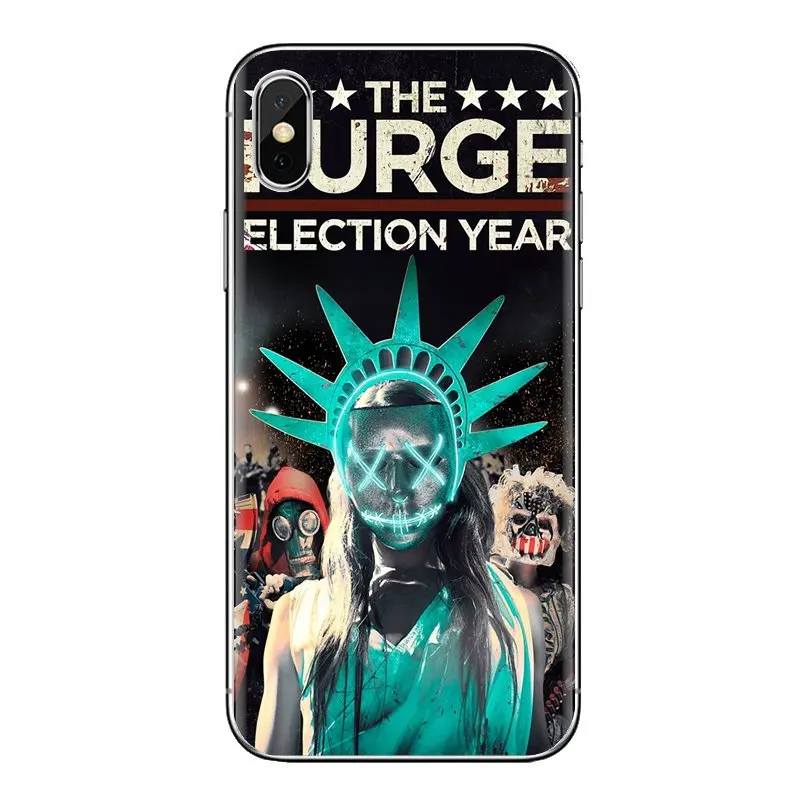 For Huawei Nova 2 3 2i 3i Y6 Y7 Y9 Prime Pro GR3 GR5 2017 2018 2019 Y5II Y6II The Purge Election Year Transparent TPU Skin Cover |