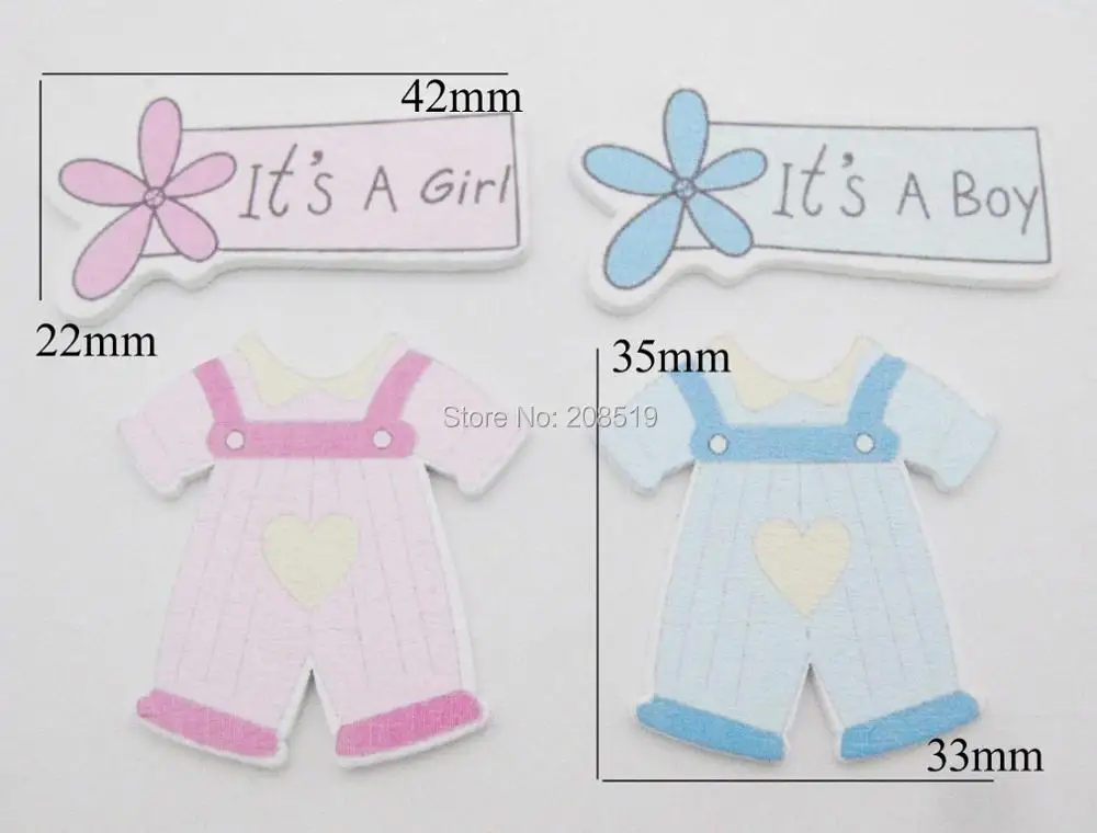 100 шт. деревянные пуговицы с плоской спинкой | Дом и сад