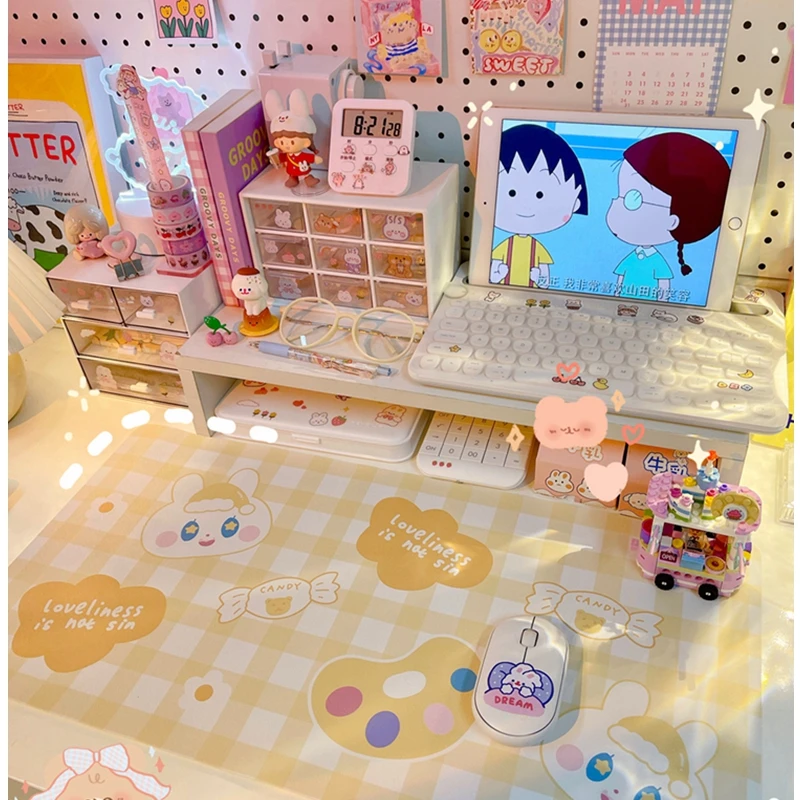 W &amp G Ins креативная клетчатая скатерть с милым медведем водонепроницаемый