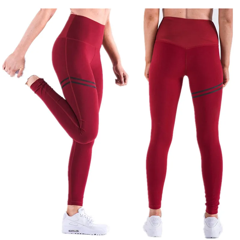 

Gym Training New 2019 Yoga Pants Seamless Running Sport Leggings Women Solid Fitness Yoga Legging Elastic Breathable Sports Wear