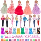 Набор модных кукол Барби, красивое платье, искусственная вешалка для кукол 11,8 дюймов, шарнирная кукла, подарок для девочек