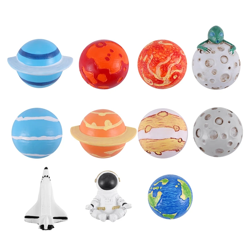 

11 шт. магнитная наклейка астронавт магнит на холодильник 3D креативный магнит на холодильник украшение для дома космический магнит для шатт...