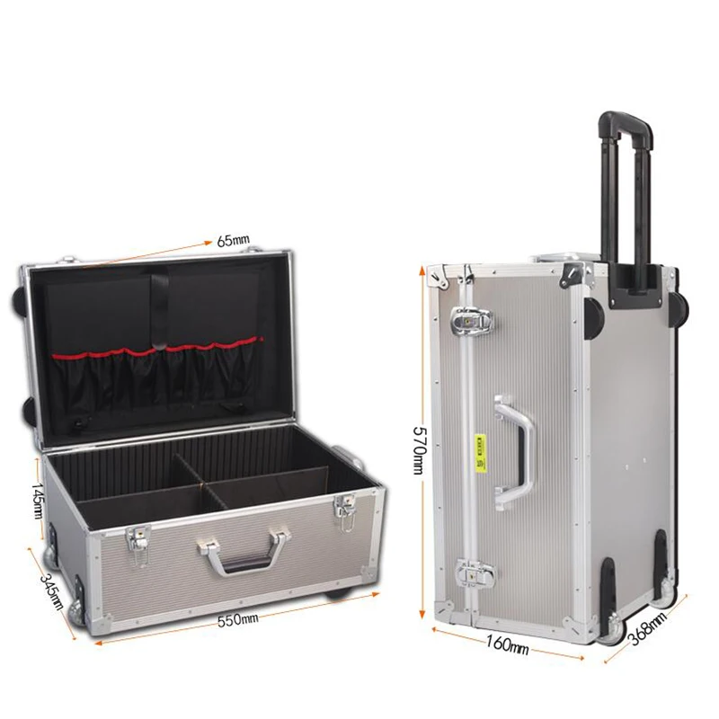 TRAVEL TALE большой алюминиевый Чемодан костюм чехол жесткий тележка футляр для