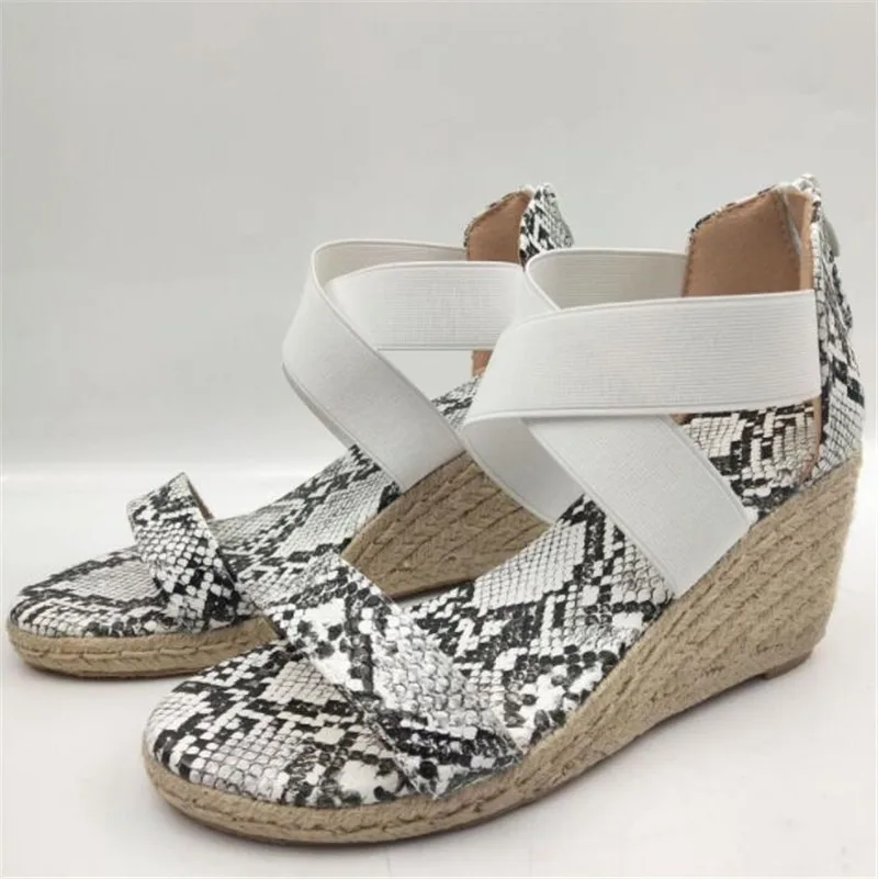

Platform Wedges Sandals Women Summer Gladiator Casual Shoes Ladies High-heeled Sandals Outdoor Beach Mujer Plus Size 35-43
