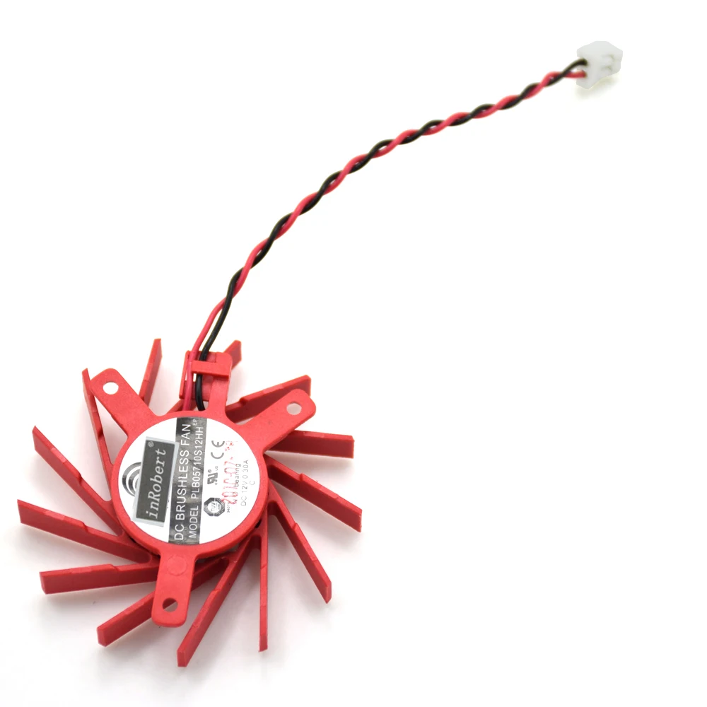 Новый охлаждающий вентилятор PLB05710S12HH 50 мм 27*35*35 2PIN для ATI AMD HD5550 HD5570 HD5670 V4800 firepro v4900