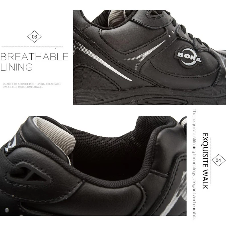 BONA New Running Shoes For Men Lace Up Leather Outdoor Jogging Man Sneakers Comfortable Light Damping Sports Shoes Free Shipping