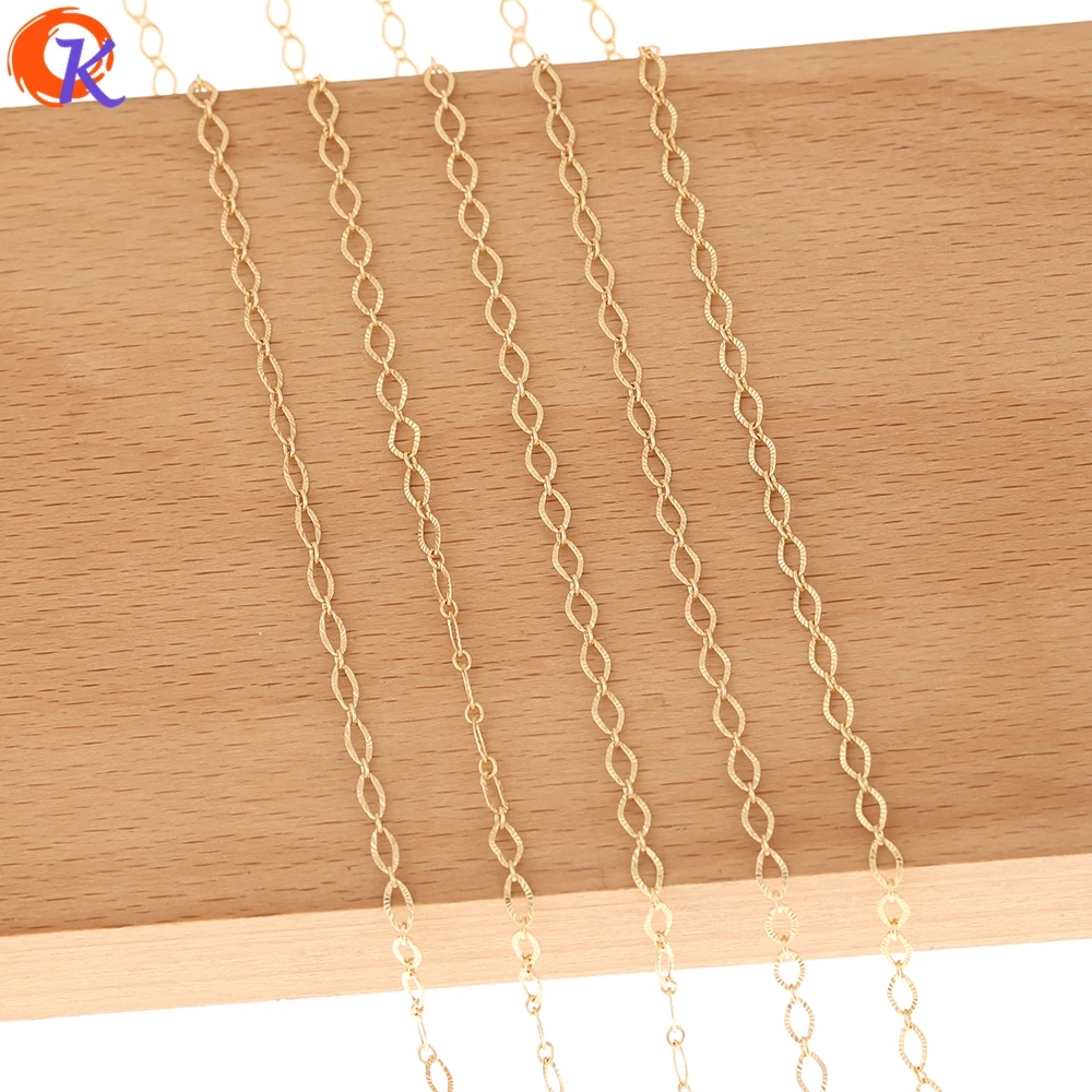 

Cordial Design 5M/Lot Jewelry Accessories/Oval/Bumpy Loop Chains/Earrings Findings/Genuine Gold/Hand Made/DIY Bracelet Chain