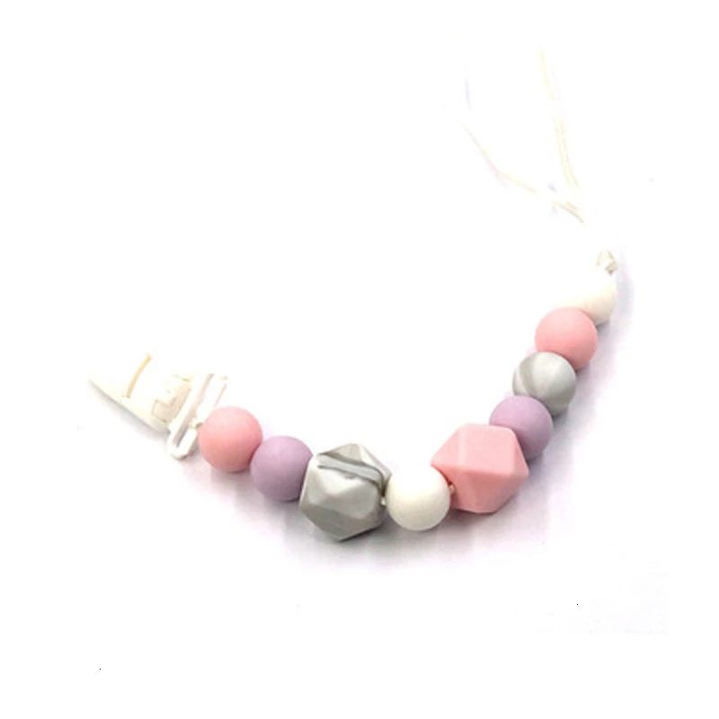 Ручная работа силиконовые соски цепи безопасное прорезывание зубов цепь ребенка